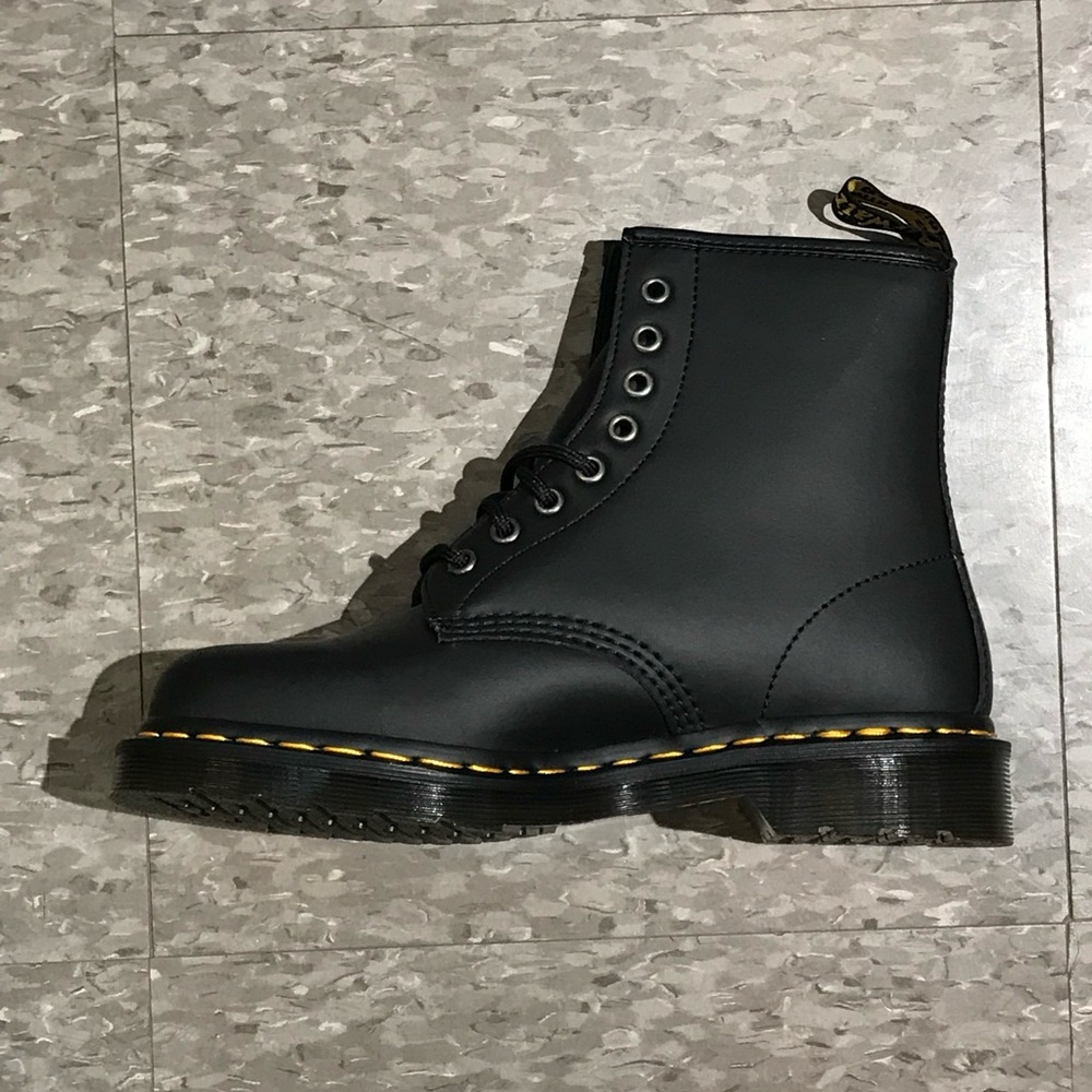 [BNIB] Dr Martens Original 1460 Vonda Black Genix Nappa Lace Up Boots US 7 US 8 - Picture 7 of 16